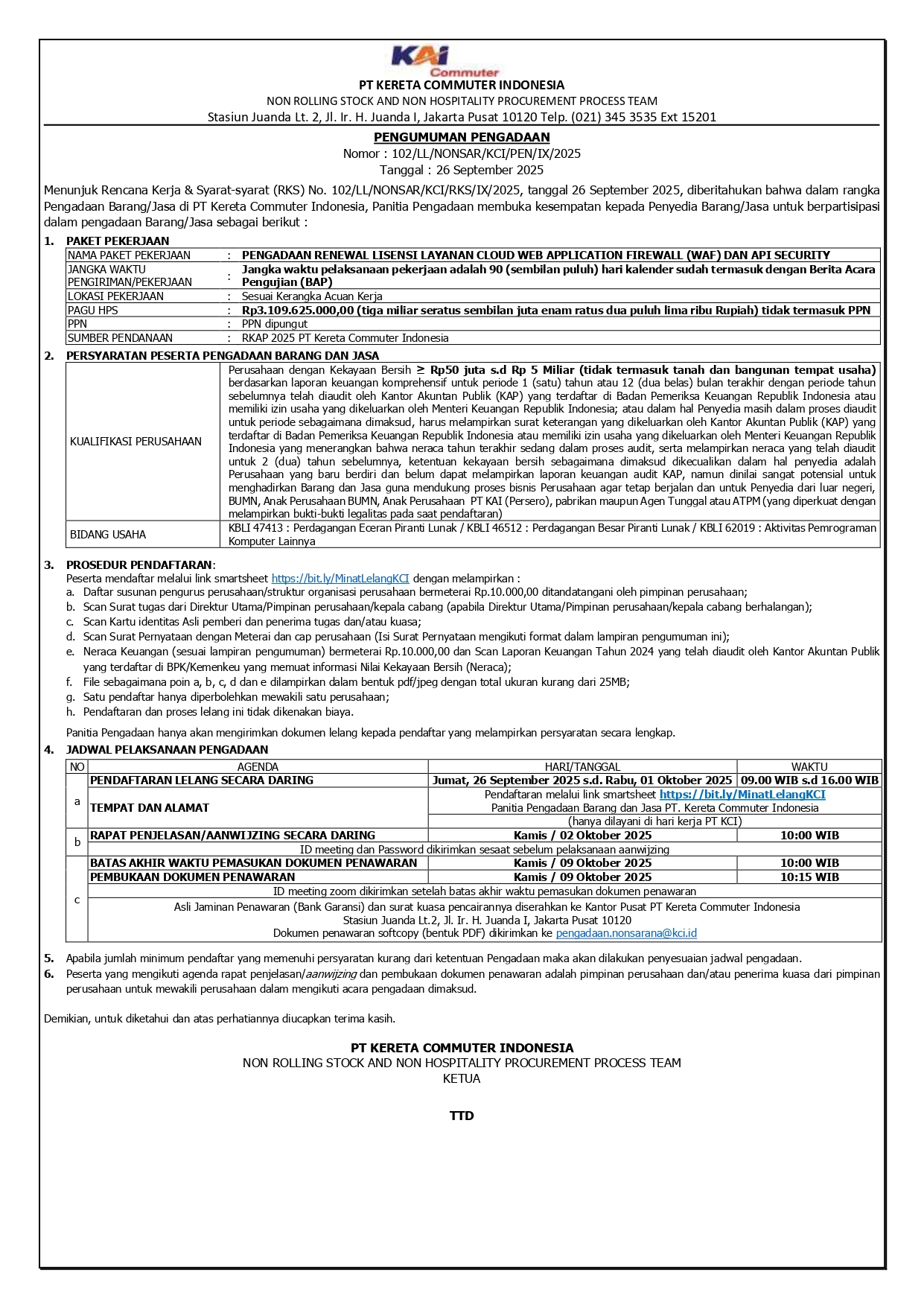 2 pengumuman 102 pengadaan renewal lisensi layanan cloud waf dan api security page 0001